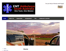 Tablet Screenshot of emt.org.au