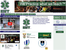 Tablet Screenshot of emt.co.za